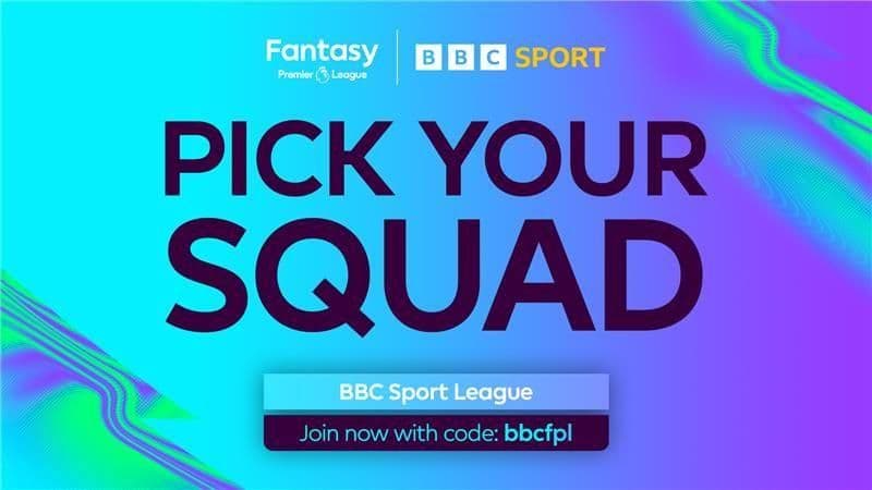 A graphic for Fantasy Premier League encouraging managers to 'Pick Your Squad' for the new season.