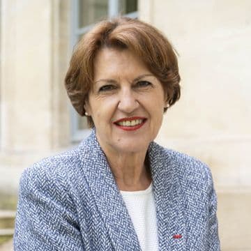 Annie Genevard, France's Minister of Agriculture, who defended the Lumpy Skin Disease eradication strategy.