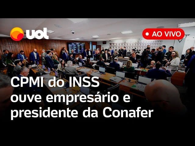 Audience de la CPMI de l'INSS avec le président de la Conafer, enquêtant sur les prélèvements indus.