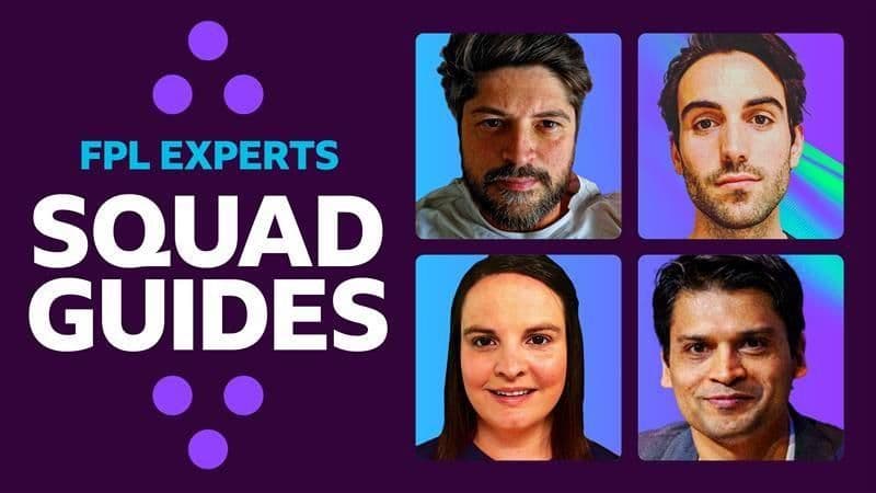 BBC Sport graphic featuring FPL experts Pras, FPL Heisenberg, Gianni Buttice, and Holly Shand.