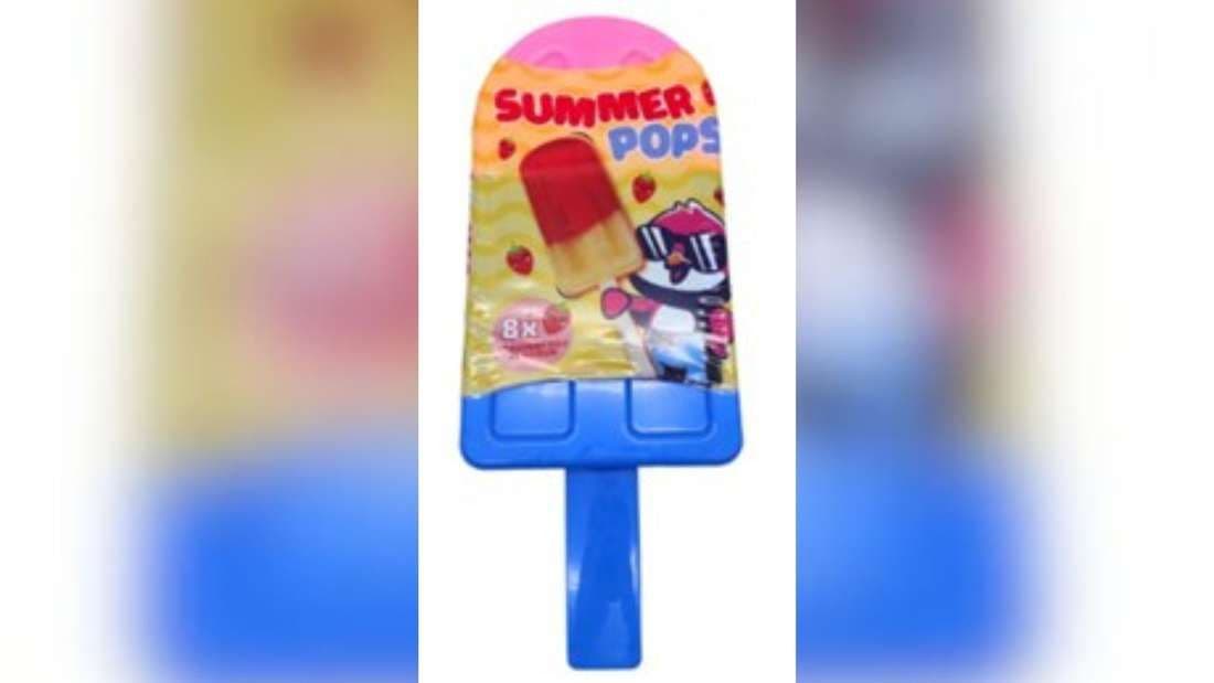 Das Logo des deutschen Discount-Einzelhändlers Mäc-Geiz, einem der Hauptvertriebspartner des zurückgerufenen Eises.