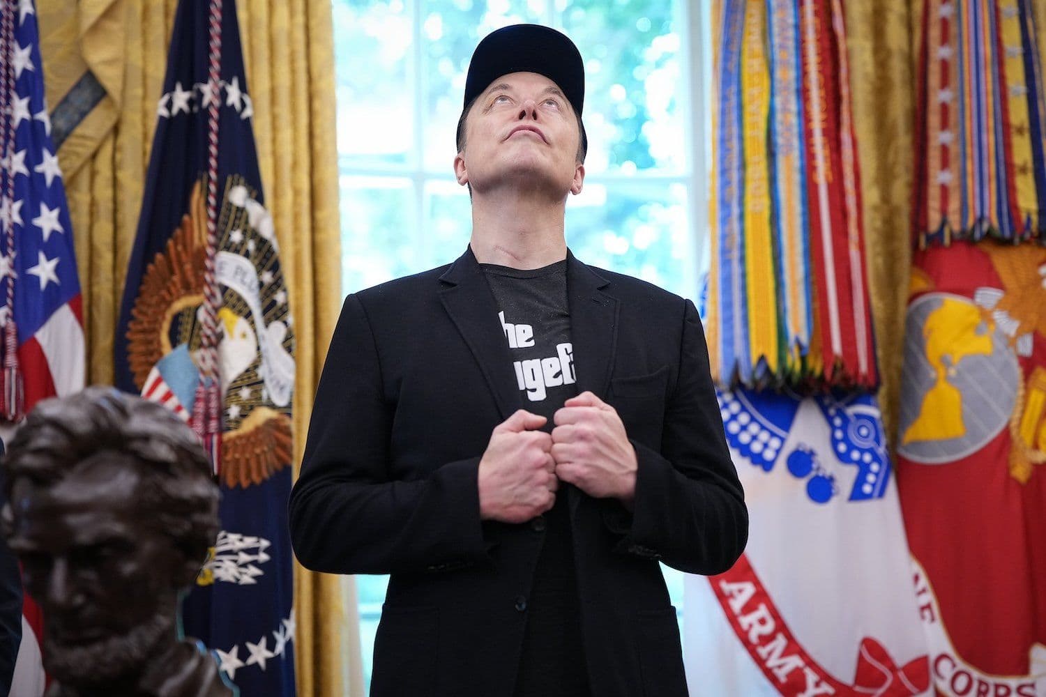 Elon Musk, CEO of xAI, representing the company's approach to content moderation for Grok AI.