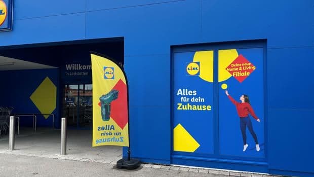 Façade du premier magasin Lidl "Home & Living" dédié aux produits non-alimentaires.