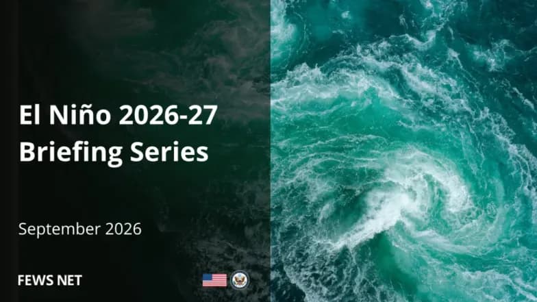FEWS NET briefing document cover page for the 2026/27 El Niño event.