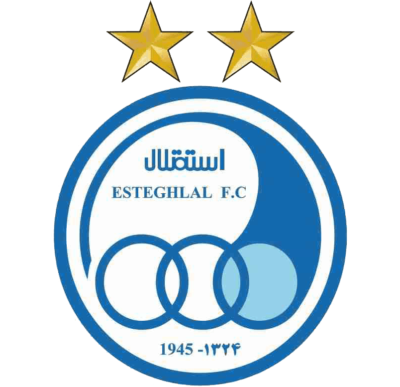Logo du club de football Esteghlal, dont plusieurs joueurs ont contribué à l'équipe nationale iranienne lors du CAFA 2023.