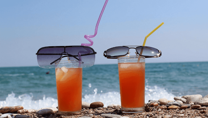 Map of Kazakhstan showing widespread storm warnings and weather alerts for July 19, highlighting regional climate paradox.