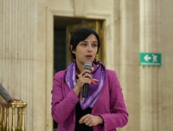 Martha Carvajalino, Ministre de l'Agriculture, s'exprimant sur les négociations.