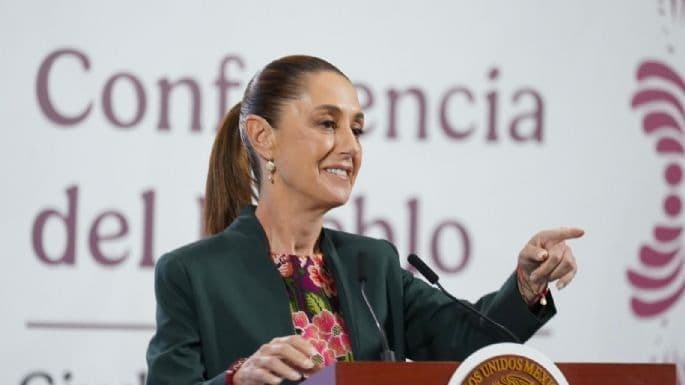 Mexican President Claudia Sheinbaum addressing the global suspension of small package shipments to the U.S.