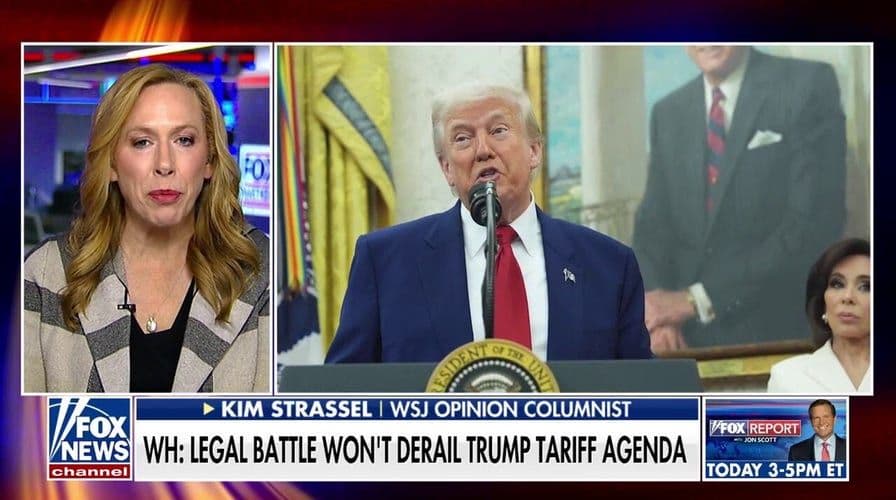 News coverage of the legal battle over former President Trump's tariffs and economic policy.