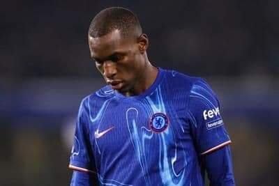 Nicolas Jackson looking dejected as his loan move to Bayern Munich unravels on deadline day.