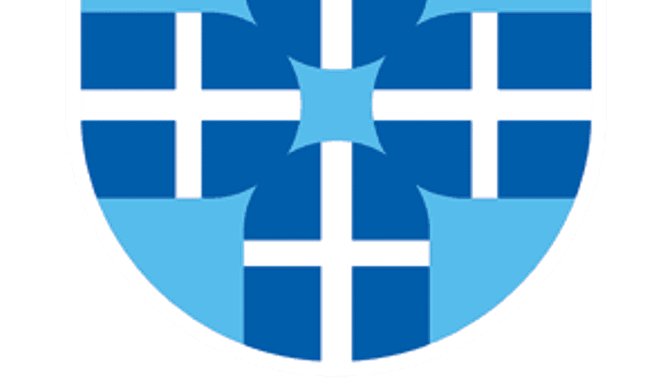 Official logo of PEC Zwolle football club, a blue shield with a white cross pattern.
