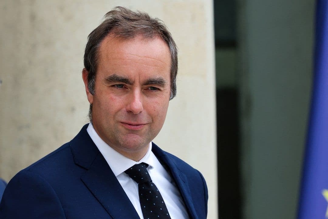 Sébastien Lecornu, France's new prime minister, at the Elysee Palace.