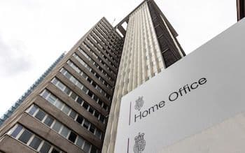 The Home Office building, representing government policies and legislation for Bovine TB control.